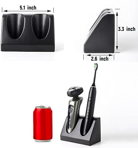 Suportes de escova de dentes elétricos adewnest para banheiro: porta -escova de dente cerâmica - suporte de pincel