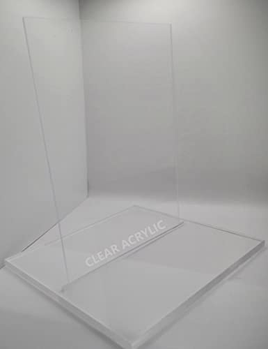 Folha de acrílico de 10 x13 nominal 1/4 , máscara doméstica, máscara de papel, plástico de plexiglass, transparente,