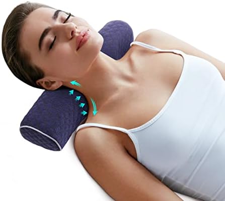 Travesseiro do pescoço cervical do softSense para dormir, travesseiro de espuma de espuma de memória travesseiro