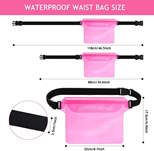 Bolsa impermeável Hatisan com alça de cintura, Fanny Pack à prova d'água, mantenha objetos de valor de telefone