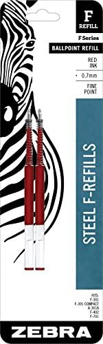 Zebra Pen F-Series Aço inoxidável RECILLE