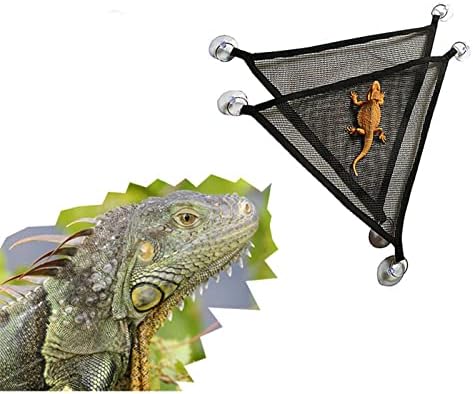 2pcs barbud dragon lagart hammock - lagartéis de malha respirável Hammock réptil hammock, adequado para lguanas, axolotls, anoles,