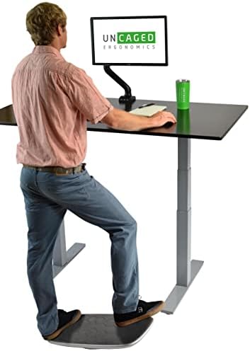 Balanço de balança de base de base com o deck de tapete anti -fadiga gentil 360 Motion Ergonomic Office Wobble Plataforma