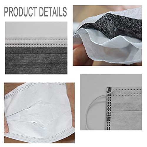 Greyblack Face_Masks máscaras descartáveis ​​descartáveis ​​para adultos máscara de papel preto Máscara de disposição preta