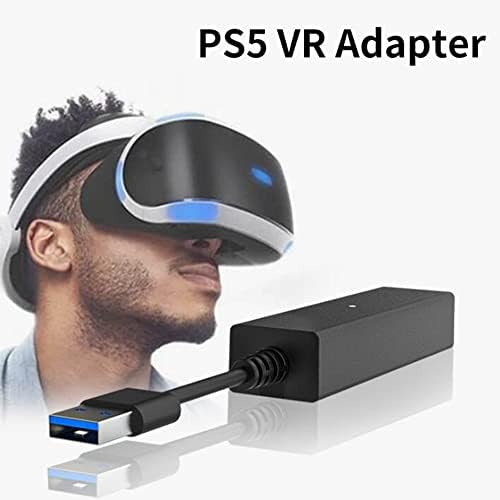 Pasotim 5 Mini Câmera Adaptador Conector PS5ps4vr Acessório do conector do adaptador para cabo adaptador PS5VR