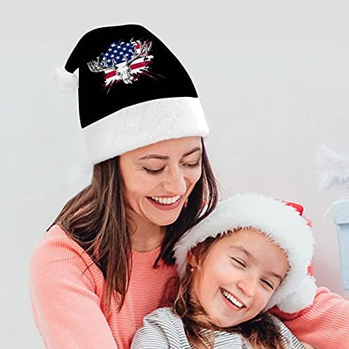 Deer Hunting USA American Bandle Christmas Hat para Cosplay de Festas de Férias de Ano Novo