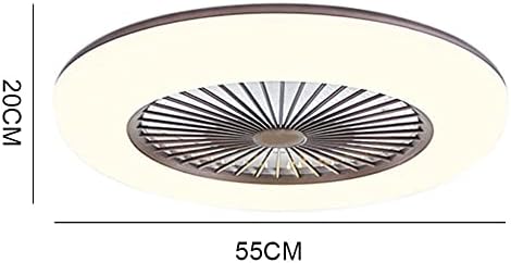 Preço da fábrica Modern Living Room Ilumination Fan Candelier LED LED RODO Dimnize teto do ventilador Luminidade de acrílico