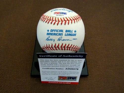 Charlie O. Finley Oakland Athletics Proprietário assinado Auto Vtg Oal Baseball PSA/DNA - Bolalls autografados