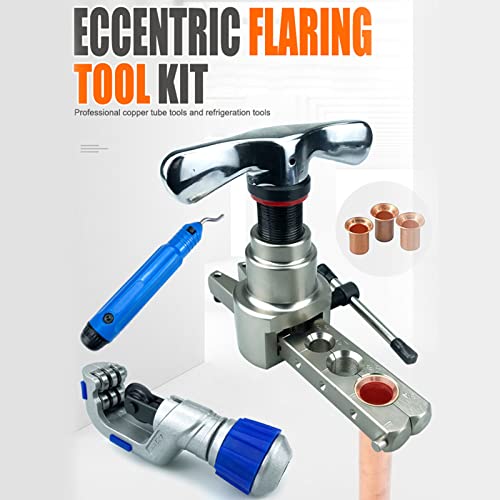 Conjunto de kits de ferramentas de queima, ferramenta manual de tubulação de queima expansor de tubo excêntrico