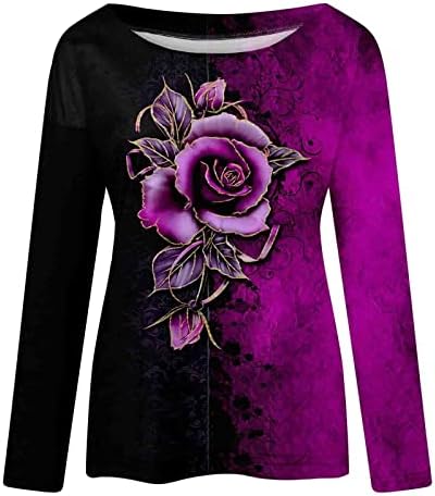 Camisetas para mulheres casuais, camisolas para mulheres, camisetas de pescoço de coração de plus size de maternidade longa para