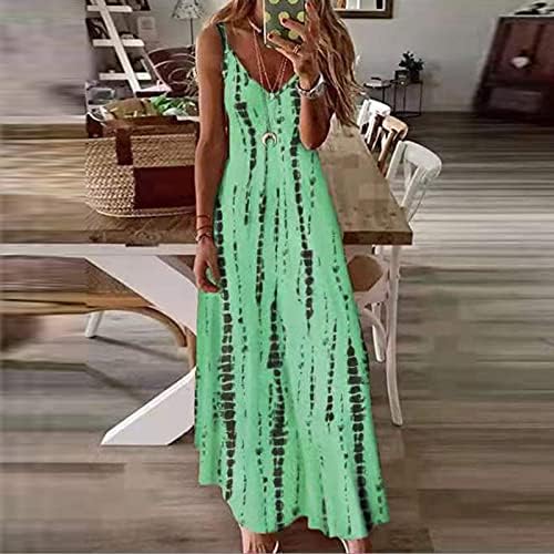 Vestidos de verão fqzwong para mulheres 2023 Sexy Spaghetti Sundresses Sundresses Casual Beach Férias Clube de Festas da Fashion