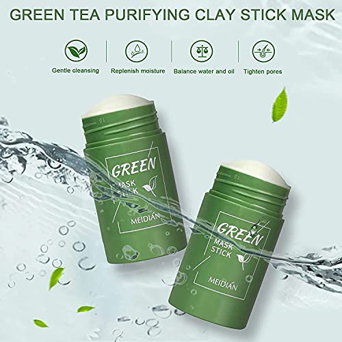 Venanoci Green Tea Mask Stick, máscara de argila purificadora, removedor de cravo, máscara de limpeza profunda por por por por por