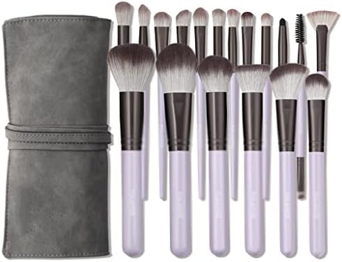 N/A 18pcs Professional Makeup Brush Conjunto com Bag Cosmetics Tools Powor Foundation Face Brush