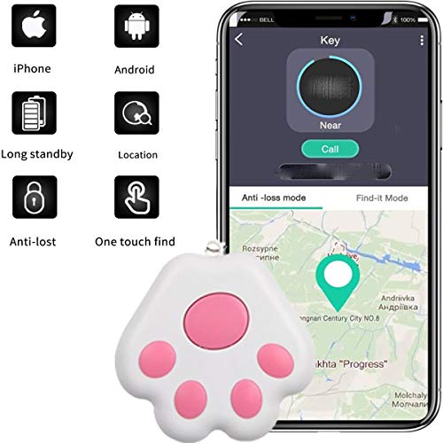 Parmeic Smart Bluetooth Tracker e Bluetooth Key Finder - Chave Locator Dispositivo com App, dispositivo de rastreamento GPS para crianças