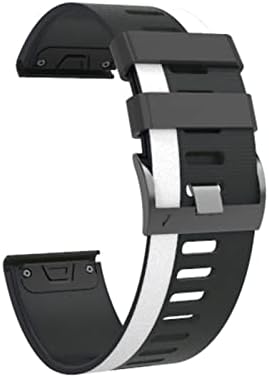 EEOMOIK Sport Silicone Watch Band Pulp Screp para Garmin Fenix ​​7x 7 6x 6 Pro 5x 5 mais 3 3HR 935 945 Easy Fit Lançamento rápido 26