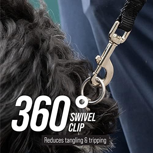 Leashboss Lista de cachorro extra longa - Long Lead Leash para treinamento de cães - Lembre -se da coleira para cães fora