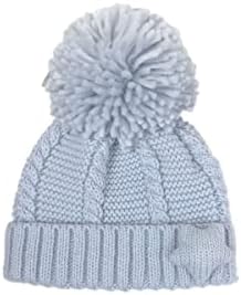 Primeiros passos de chapéu de bebê tricotado e botas, Cap e meias quentes do POM, Acessórios para roupas de inverno, recém