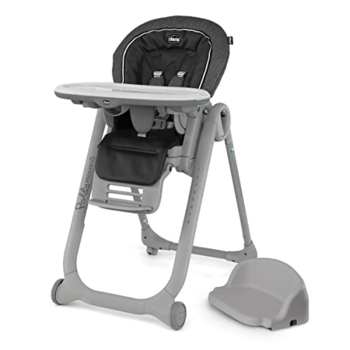 Chicco Polly Progress 5-in-1 Highchair-Minerale | Preto