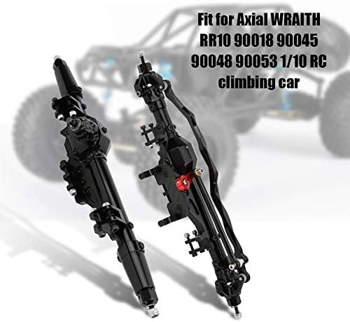 Eixo rc, 1/10 liga de alumínio RC RC traseiro traseiro Atualização de substituição compatível com Wraith Axial RR10