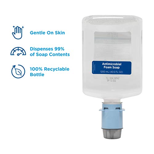 Georgia-Pacific-43822 Pacífico Azul Ultra Antimicrobiano Reabastecer Soop para Dispensador de Sabão Automatizado, Tisão e Fragrância,