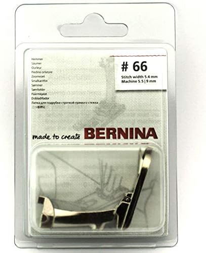 Bernina 6mm Zigzag Hemmer Pé 0084857300 Máquina de estilo novo genuíno