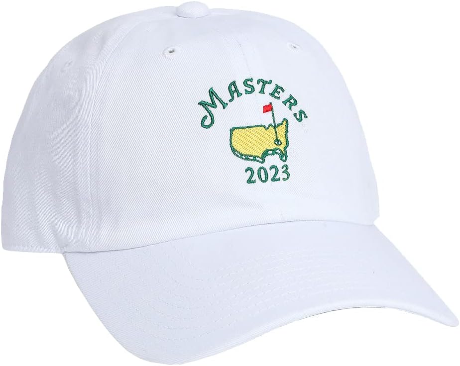 Authentic Masters 2023 Golf Hat | Comprado na loja de torneios | Disponível em azul, verde ou branco | algodão