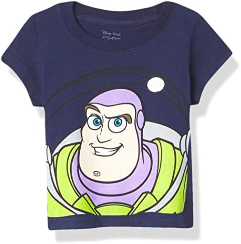 Disney Boys 'Toy Story Buzz LightYear Face Sleeve Camiseta