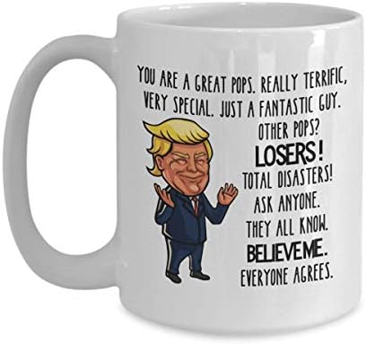 Donald Trump caneca você é um ótimo pop engraçado 15 oz de café de cerâmica branca