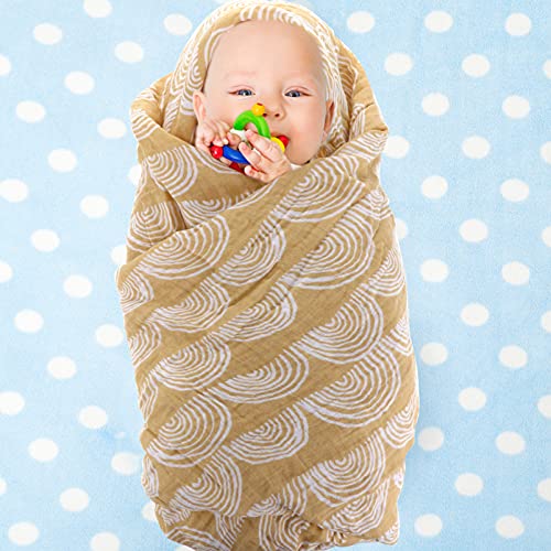 Toalhas de banho Toyandona Toalhas de banheira Muslina cobertor Baby Swaddle Wrap Cotton Recebendo cobertor respirável