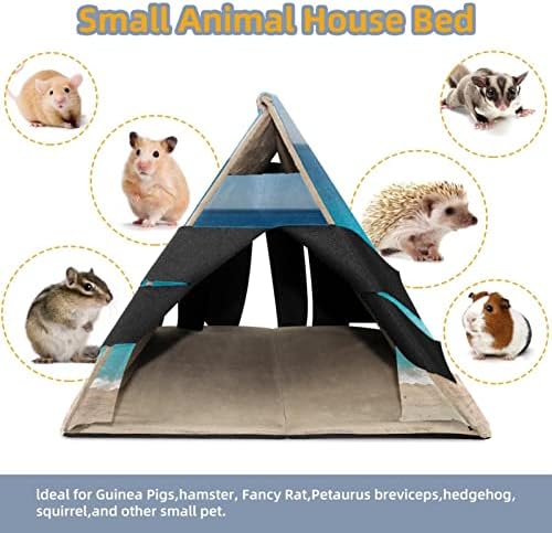 Ratgdn pequeno angústia de animais de estimação Oceano Oceano Hamster hamster House Playhouse Playhouse de porco para coelhos