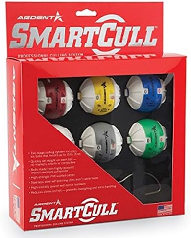 Ardent Smart Cull/Professional Fish Culling System/6 Pesca codificada por cores Cull's/Cull por cor e peso/marque até 15 lb 15 oz/sem