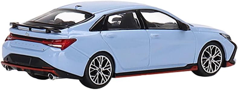 Hyundai Elantra n Performance Blue Limited Edition para 1440 peças Worldwide 1/64 Modelo Diecast Model Car por True