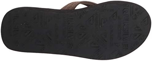 Camurça Men de Camurça Men do Quiksilver 3 pontos Flop Sandal Athletic