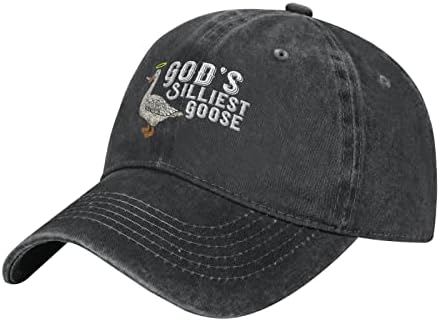 Deus mais bobo de ganso Cap engraçado Goose Lover Gifts Baseball Hat para Men's Ball Cap