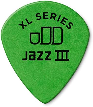 Dunlop 498p.88 TORTEX® JAZZ III XL, Green, 0,88mm, 12/pacote do jogador