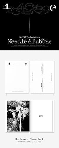 Pledis Nu'est - Nu'est O melhor álbum [Album e Bubble]+Fotocards Extra Set / K -pop selado, 190 x 260 x 13,5 mm