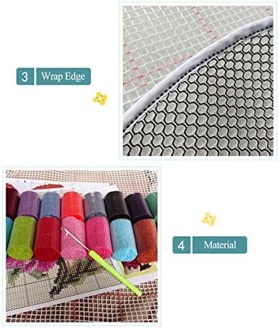 Kit de mini tapete de trava de trava de cachorro, almofada de 19x11 polegadas, kit de fabricação