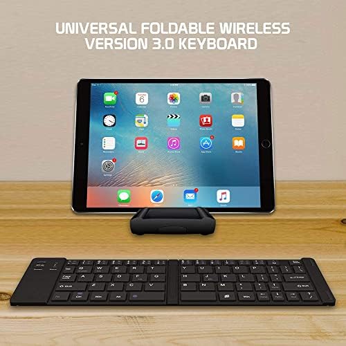 Funciona da Celllet Ultra Slim dobring -Wireless Bluetooth Teclado compatível com o HTC Touch Pro CDMA com Holderstand