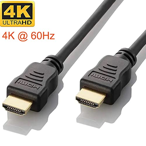 Cabo Netstrand HDMI 2.0 - cordão Ethernet de alta velocidade de 6 pés com conectores banhados a ouro para suporte completo