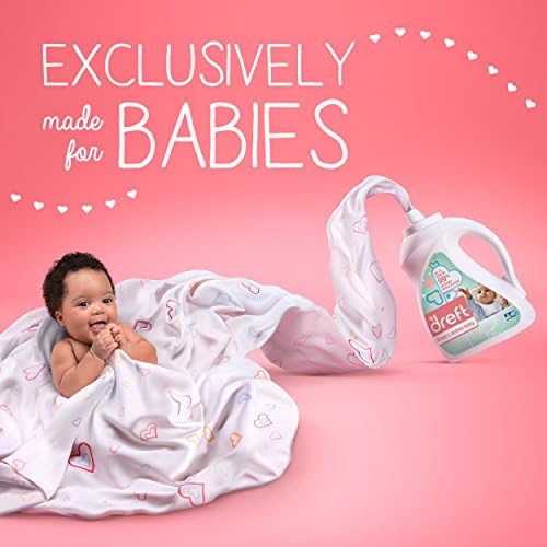 Dreft estágio 2: detergente para bebês ativos naturais para bebê, recém -nascido ou infantil 50oz, 32 cargas