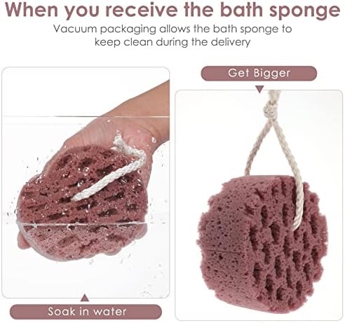 Wllhyf Banho esponja de espuma de espuma esponja de esponjas esponjas esponjas esfoliantes esponjas de chuveiro esponja de banho