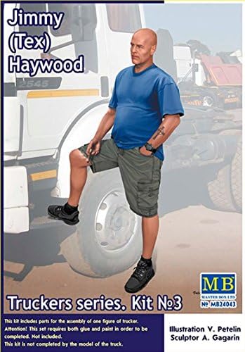 MASTERBOX SCALE Model Kit Truckers Series. Jimmy Haywood 1/24 Caixa mestre 24043