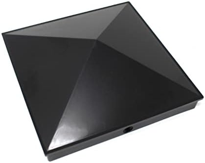 Pirâmide de plástico preto True 8 x 8 Corrente Cap com orifícios pré-perfurados