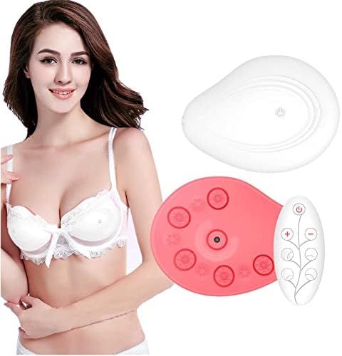 Máquina de aprimoramento de mama elétrica de temperatura constante de HHYGR, massageador de melhoria de mama de controle remoto, quatro modos, 126 solavancos de massagem