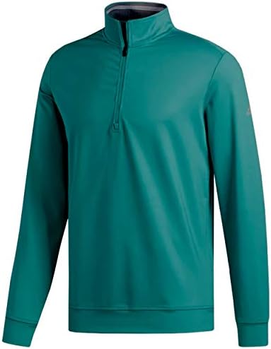 Clube clássico masculino da adidas 1/4 de jaqueta zip