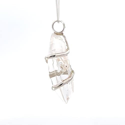 Stones Desejo Cristal de quartzo no colar de pingente de quartzo