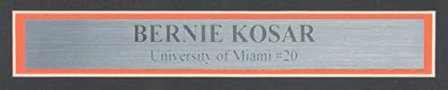 Universidade de Bernie Kosar de Miami Assinou/Auto 16x20 Foto emoldurada Steiner 157394