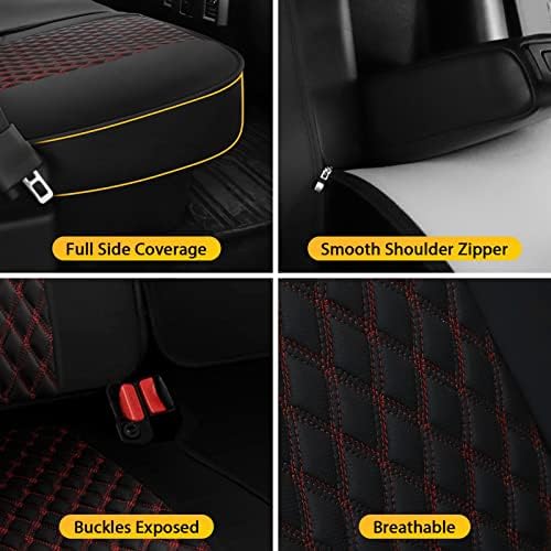 Octomo Seat Covers Completo para Ford F150 2009-2023, 2017-2023 F250 F350 F450 Cabines de tripulação de super serviço personalizado