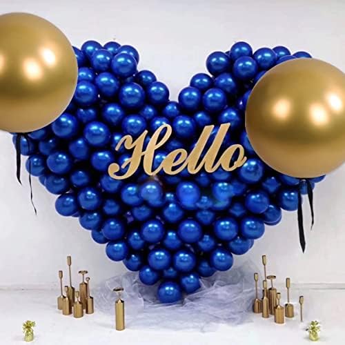 Balões metálicos de ouro de 36 polegadas Jumbo Chrome Gold Latex Balloons para decoração de chá de bebê para festa de