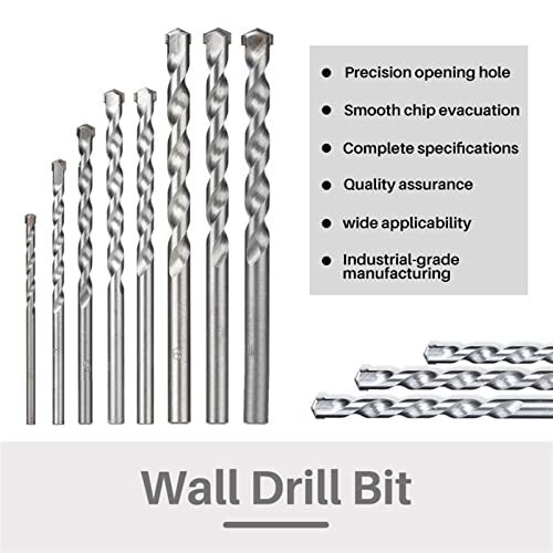 Broca de broca de parede de 3-10 mm Bit Bit Bit Bit Bit para Tipped Bit para Brick Concrete Marble Stone Drilling 1pcs